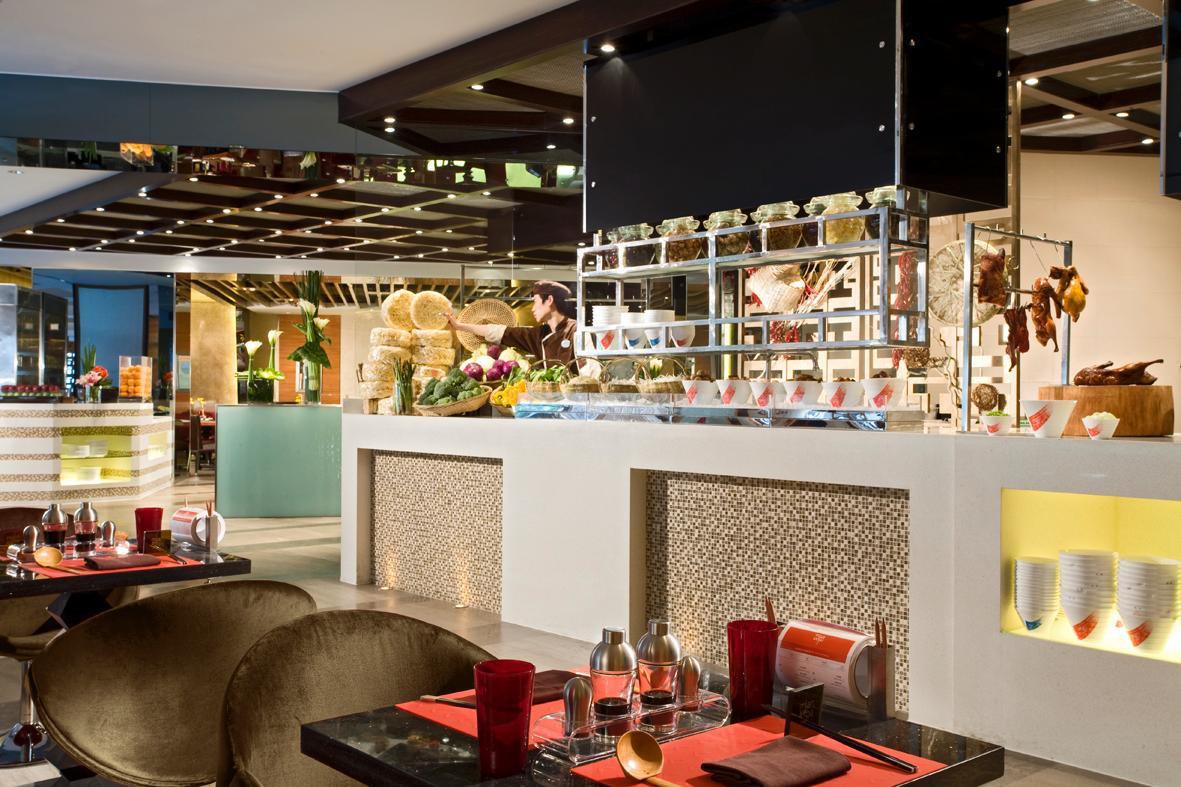 Swissotel Grand Šanghaj Restaurace fotografie