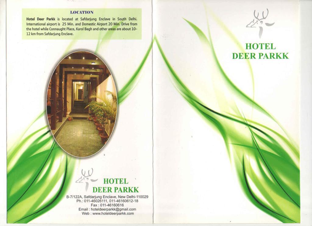 Hotel Deer Parkk Nové Dillí Exteriér fotografie