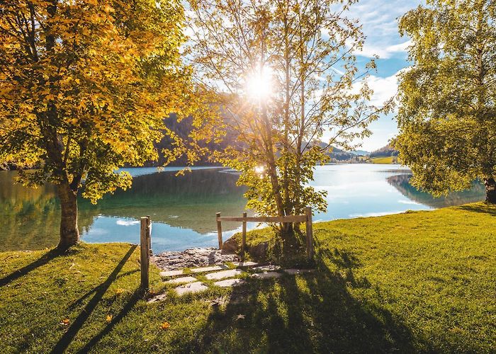 hintersteiner see Bathing beach at Hintersteiner See photo