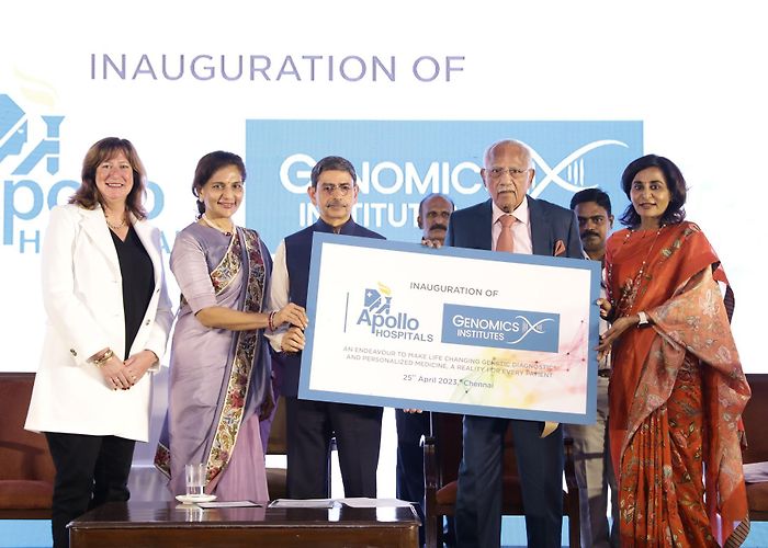 Apollo Hospital Apollo Hospitals launches Apollo Genomics Institute in Chennai. photo