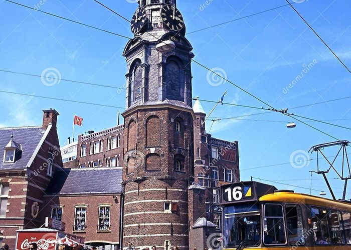 Munttoren Munttoren Clock, Amsterdam. Editorial Photography - Image of ... photo