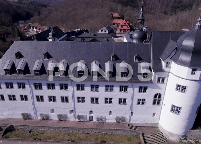 Stolberg castle Stolberg Castle tilt up In The Harz In G... | Stock Video | Pond5 photo