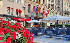 Hotel De La Cigogne Ženeva Exterior photo