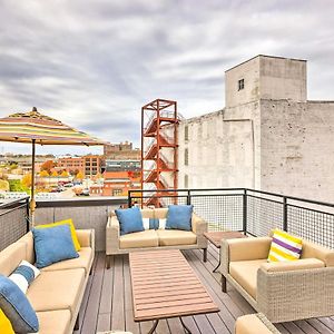 Downtown Condo With Rooftop Patio And City Views! Omaha Exterior photo